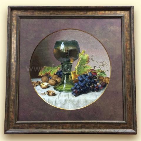 Оформленная вышивка  - ткань: Сетка 25 ct, техника: петит-полукрест в 2 нитки<br>Автор вышивки: Елена Ефимова<!--:en-->Embroidery - fabric: Setka 25 ct, stitch type: petit<br>Author of the embroidery: Elena Efimova