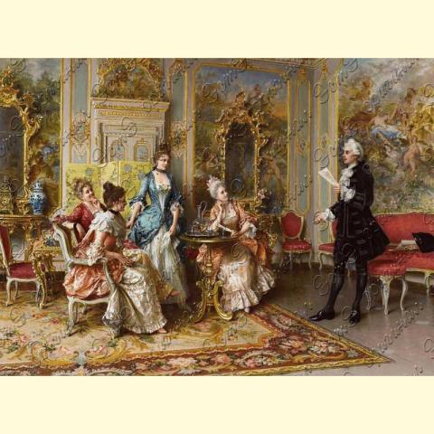 Оригинал схемы - отредактированная репродукция картины