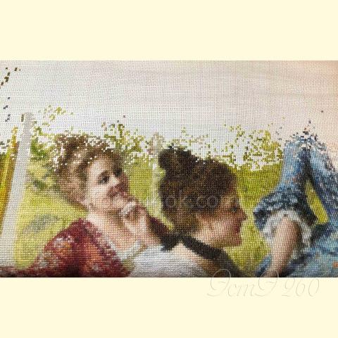 Вышивка  - ткань: Аида 18 ct, техника: крестик в 2 нитки<br>Автор вышивки: Ирина Беляева