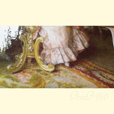 Вышивка  - ткань: Аида 18 ct, техника: крестик в 2 нитки<br>Автор вышивки: Ирина Беляева