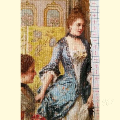 Вышивка  - ткань: Аида 18 ct, техника: крестик в 2 нитки <br>Автор вышивки: Людмила Зенгер