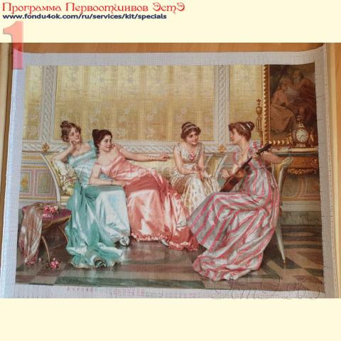 Вышивка  - ткань: Моноканва 18 ct, техника: крестик в 2 нитки <br>Автор вышивки: Елизавета (bezobrazowaliz)<br>Программа Первоотшивов 2018, приз завершенная работа