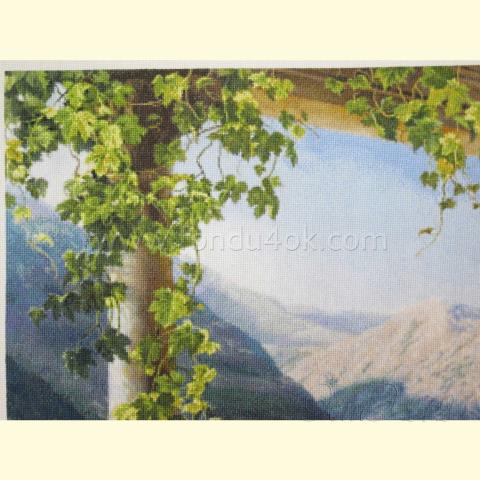 Вышивка  - ткань: Аида 18 ct, техника: крестик в 2 нитки<br>Автор вышивки: Лариса Бекряшева (ЛаВи)