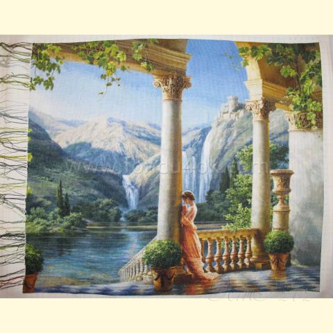 Вышивка  - ткань: Аида 18 ct, техника: крестик в 2 нитки<br>Автор вышивки: Лариса Бекряшева (ЛаВи)