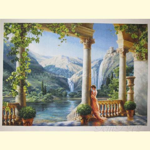 Вышивка  - ткань: Аида 18 ct, техника: крестик в 2 нитки<br>Автор вышивки: Лариса Бекряшева (ЛаВи)