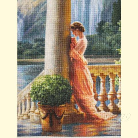 Вышивка  - ткань: Аида 18 ct, техника: крестик в 2 нитки<br>Автор вышивки: Лариса Бекряшева (ЛаВи)