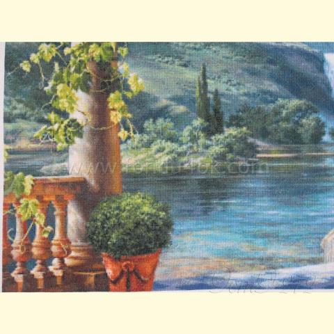 Вышивка  - ткань: Аида 18 ct, техника: крестик в 2 нитки<br>Автор вышивки: Лариса Бекряшева (ЛаВи)