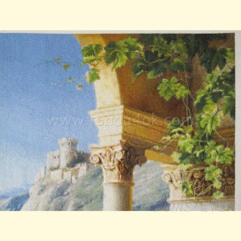 Вышивка  - ткань: Аида 18 ct, техника: крестик в 2 нитки<br>Автор вышивки: Лариса Бекряшева (ЛаВи)