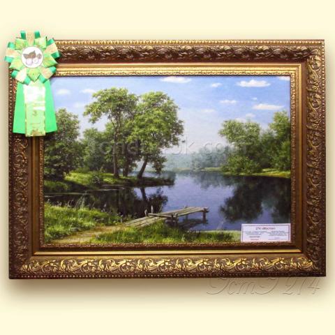 Оформленная вышивка  - ткань: Страмин-Конгресс 24 ct, техника: петит/полукрест <br>Автор вышивки: Наталья Макарова (наталииии)