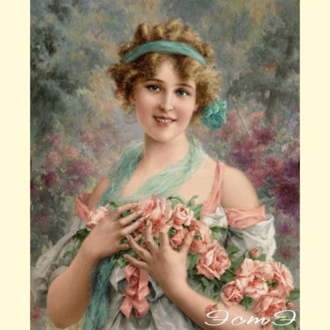 Скрин - компьютерное изображение схемы вышивки