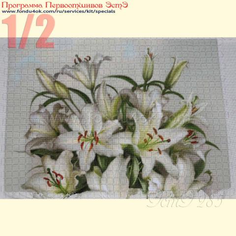 Вышивка  - ткань: Лугана 25 ct, техника: петит-полукрест<br>Автор вышивки:  Елена Ветрова (Elena_V)<br>Программа Первоотшивов 2017, приз 1/2 работы