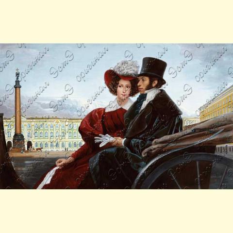 Оригинал схемы - отредактированная репродукция картины