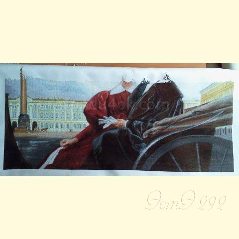 Вышивка  - ткань: Аида 18 ct, техника: крест <br>Автор вышивки: Лариса Опалева (LARA3203)