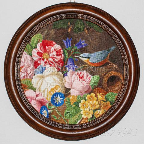 Оформленная вышивка  - ткань: Лугана 25 ct, техника: петит-полукрест<br>Автор вышивки:  Елена Ветрова (Elena_V)<!--:en-->Embroidery - fabric: lugana 25 ct, stitch type: petit-point<br>Author of the embroidery:  Elena Vetrova (Elena_V)