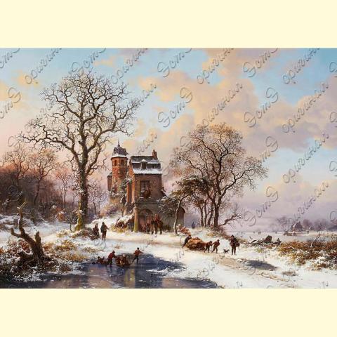 Оригинал схемы - отредактированная репродукция картины