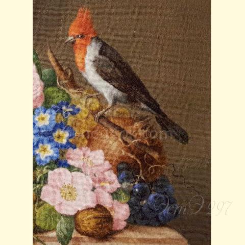 Вышивка  - ткань: Аида 20 ct, техника: крестик в 2 нитки<br>Автор вышивки: Елена Кононенко