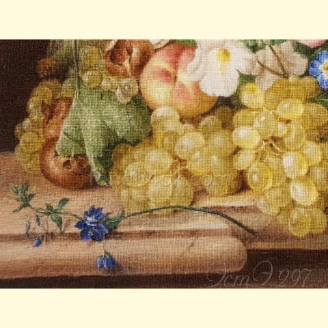 Вышивка  - ткань: Аида 20 ct, техника: крестик в 2 нитки<br>Автор вышивки: Елена Кононенко