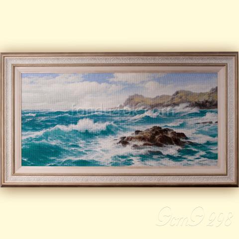 Вышивка  - ткань: Аида 18 ct, техника: крестик в 2 нитки<br>Автор вышивки: Светлана Синцова (svetlanahimz)