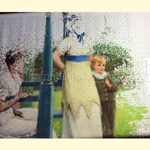 Вышивка  - ткань: Аида 18 ct, техника: крестик в 2 нитки<br>Автор вышивки: Любовь Пшеничникова (pshenichka63)