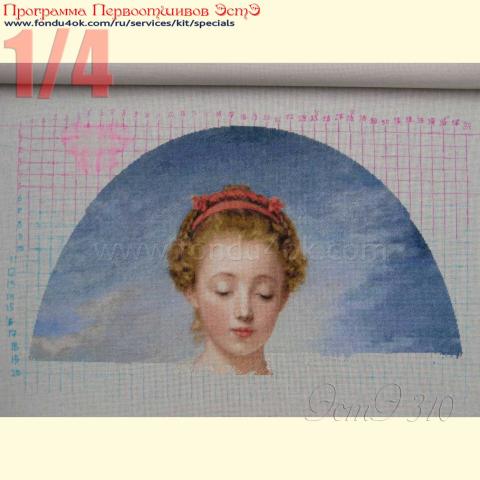 Вышивка  - ткань: Конгресс-страмин 24 ct, техника: петит-полукрест <br>Автор вышивки: Елена Камбалова (alenka8141) <br>Программа Первоотшивов 2017, приз 1/4 работы
