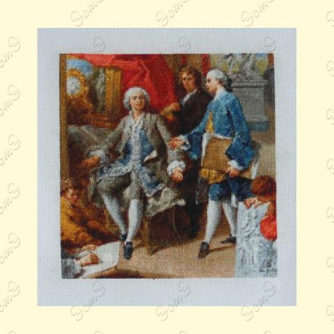 Вышивка  - ткань: Лугана 25 ct, техника: петит-полукрест <br>Автор вышивки:  ЭстЭ