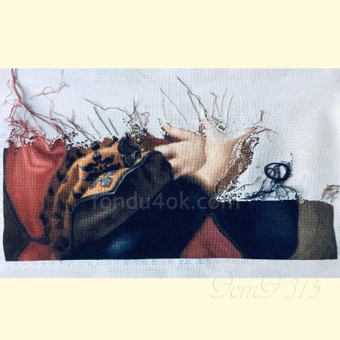 Вышивка  - ткань: Аида 18 ct, техника: крест <br>Автор вышивки: Татьяна Равчеева (zoociti127560)