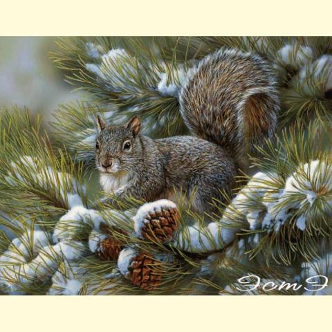 Скрин - компьютерное изображение схемы вышивки