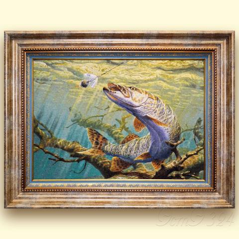 Оформленная вышивка  - ткань: Линда 27 ct, техника: петит-поинт <br>Автор вышивки: Эльмира Мусина (elishka)<!--:en-->Embroidery - fabric: Linda 27 ct, stitch type: petit-point <br>Author of the embroidery: Elmira Musina (elishka)