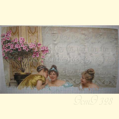 Вышивка  - ткань: Конгресс-страмин 24 ct, техника: петит-полукрест <br>Автор вышивки: Ирина Чистова (Шелли)