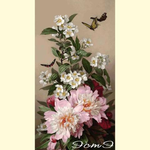 Скрин - компьютерное изображение схемы вышивки