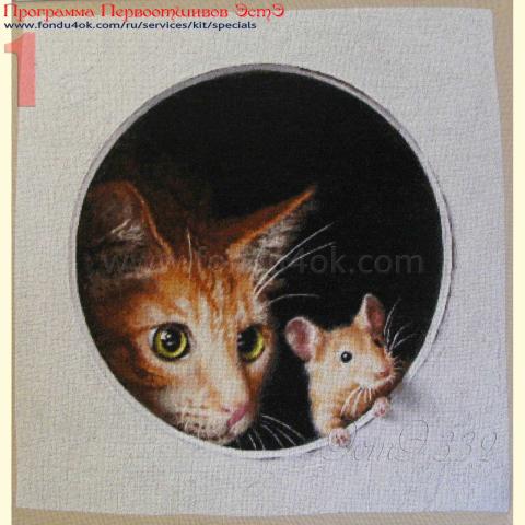 Вышивка  - ткань: Линда 27 ct, техника: петит-поинт <br>Автор вышивки: Екатерина Мусатова  (GattoC)<br>Программа Первоотшивов 2018, приз завершенная работа