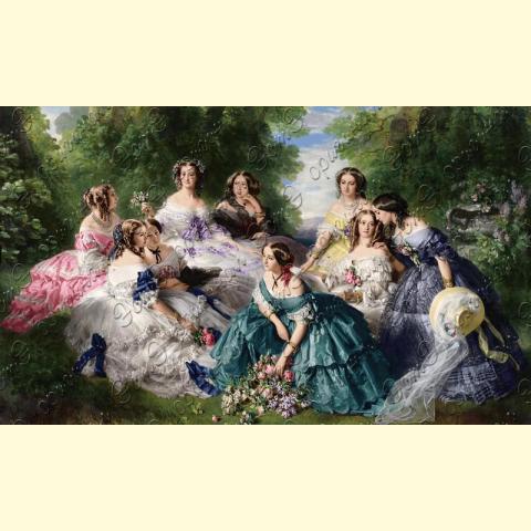 Оригинал схемы - отредактированная репродукция картины