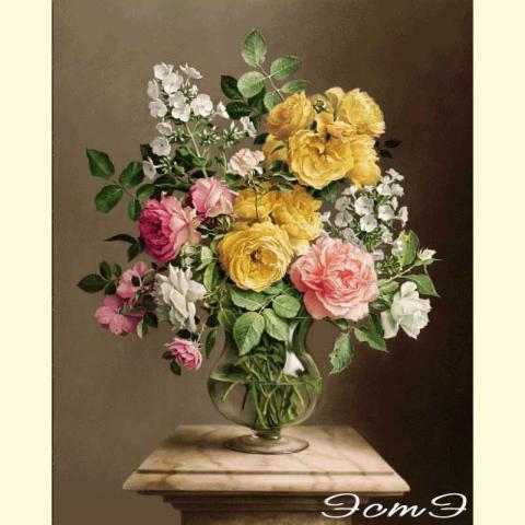 Скрин - компьютерное изображение схемы вышивки