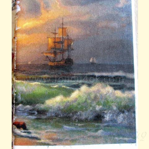 Вышивка  - ткань: Аида 18 ct, техника: крестик в 2 нитки  <br>Автор вышивки: Валентина (Pink_fish)