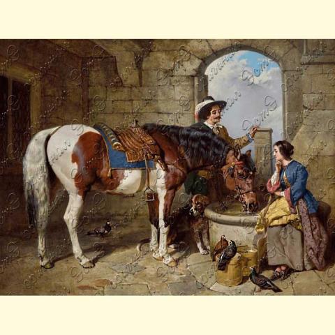 Оригинал схемы - отредактированная репродукция картины