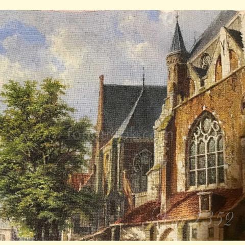 Вышивка  - ткань: Страмин-Конгресс 24 ct, техника: петит/полукрест <br>Автор вышивки: Наталья Макарова (наталииии)