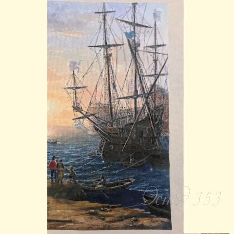 Вышивка  - ткань: Лугана 25 ct, техника: петит-полукрест<br>Автор вышивки: Эвелина Кедрова (Gigzi)