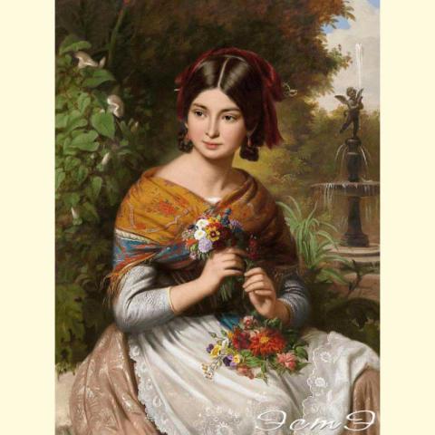 Скрин - компьютерное изображение схемы вышивки