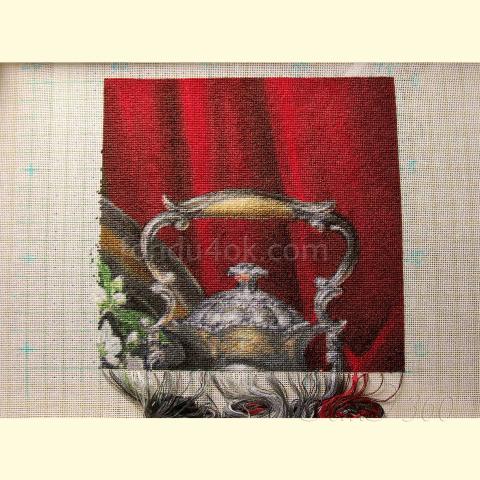 Вышивка  - ткань: Сетка 25 ct, техника: петит-полукрест в 2 нитки<br>Автор вышивки: Злата Кремез (zlataya)<!--:en-->Embroidery - fabric: Setka 25 ct, stitch type: petit<br>Author of the embroidery: Zlata (zlataya)