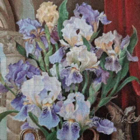 Вышивка  - ткань: Страмин-Конгресс 24 ct, техника: петит/полукрест <br>Автор вышивки: Валентина Фефелова (Pink_fish)