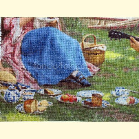 Вышивка  - ткань: Аида 18 ct, техника: крестик в 2 нитки<br>Автор вышивки: Лариса Бекряшева (ЛаВи)