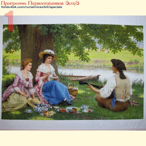 Вышивка  - ткань: Аида 18 ct, техника: крестик в 2 нитки<br>Автор вышивки: Лариса Бекряшева (ЛаВи)<br>Программа Первоотшивов 2021