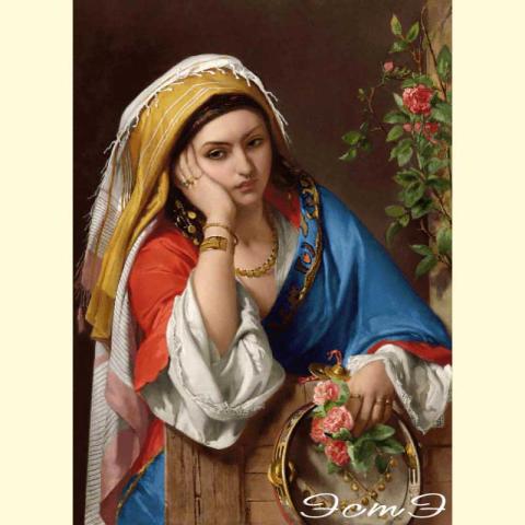 Скрин - компьютерное изображение схемы вышивки