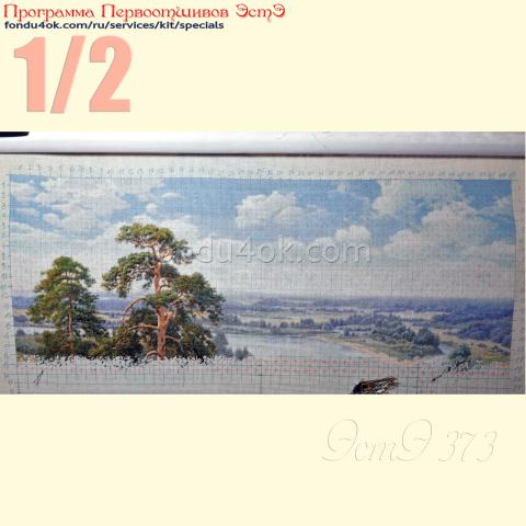 Вышивка  - ткань: Страмин-Конгресс 24 ct, , техника: петит/полукрест <br>Автор вышивки: Ирина Солохина<br>Программа Первоотшивов 2020, приз 1/2 работы