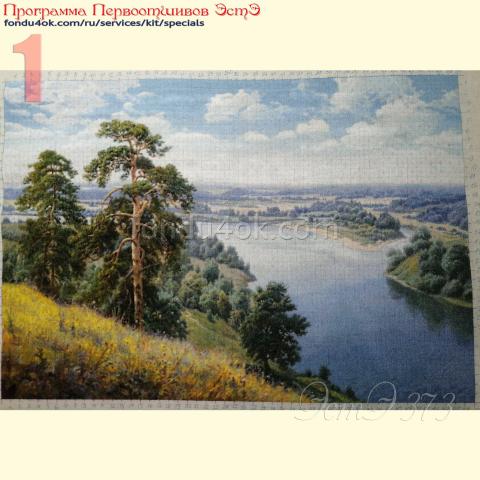 Вышивка  - ткань: Страмин-Конгресс 24 ct, , техника: петит/полукрест <br>Автор вышивки: Ирина Солохина<br>Программа Первоотшивов 2021