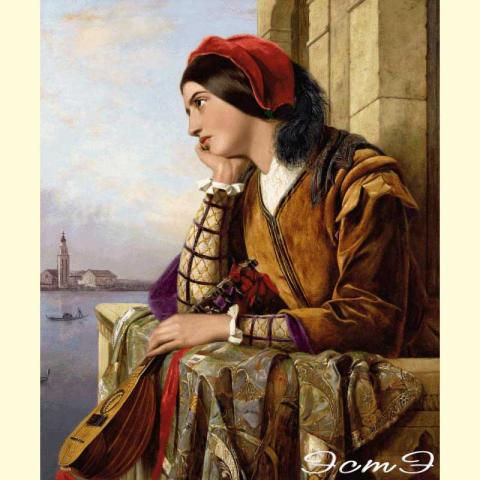 Скрин - компьютерное изображение схемы вышивки