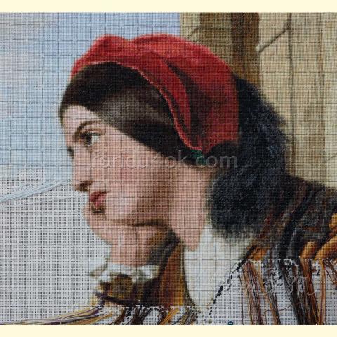 Вышивка  - ткань: Страмин 24 ct, техника: петит-поинт <br>Автор вышивки: Елена Ветрова (Elena_V)