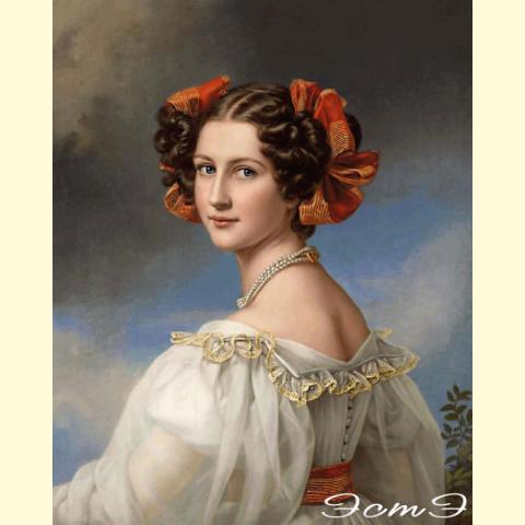 Скрин - компьютерное изображение схемы вышивки