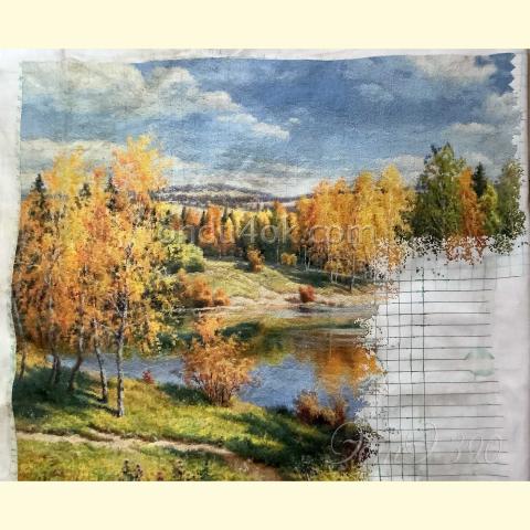 Вышивка  - ткань: Аида 18 ct, техника: крестик <br>Автор вышивки: Надежда Полянская