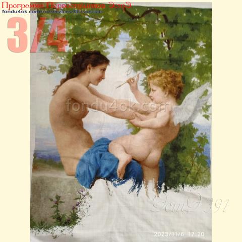 Вышивка  - ткань: Аида 18 ct, техника: крестик в 2 нитки<br>Автор вышивки: Елена Груздева<br>Программа Первоотшивов 2023, приз 3/4 работы<!--:en-->Embroidery - fabric: Aida 18 ct, stitch type: cross<br>Author of the embroidery: Elena Gruzdeva<br>Program of first finished embroideries 2023, prise for the First finished 3/4 of the pattern